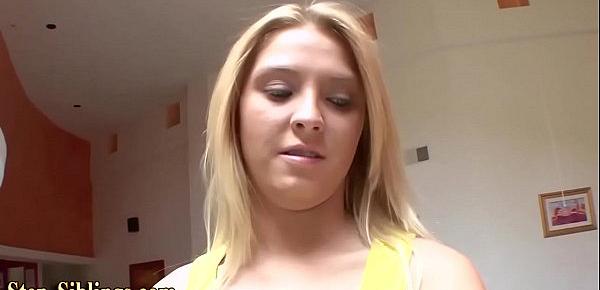  Teen stepsis munches cunt
